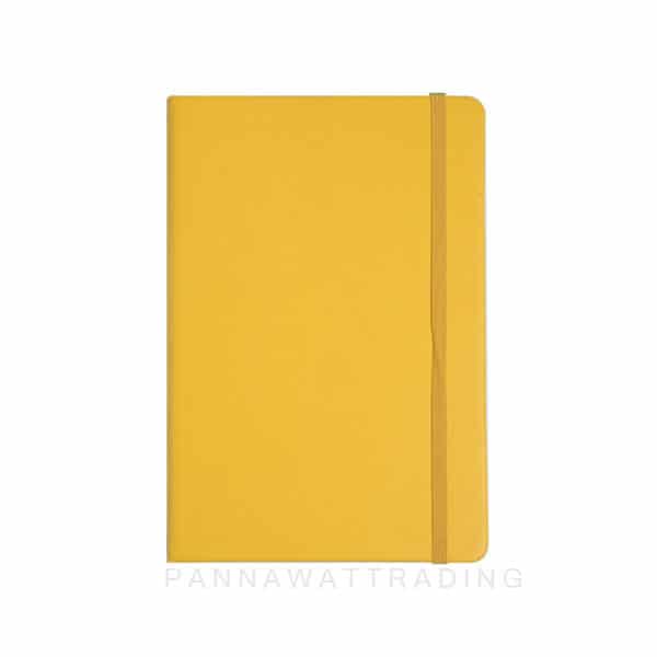A5 diary notebook สีเหลือง