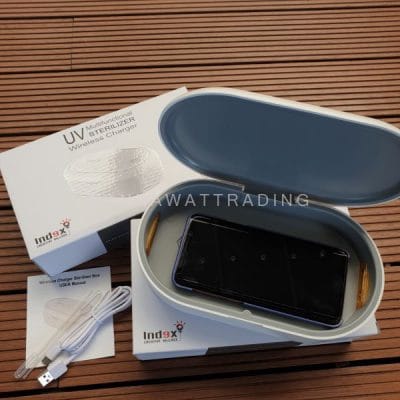 uv sterilizer box with wireless charger