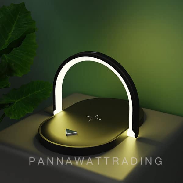 wireless charger with light