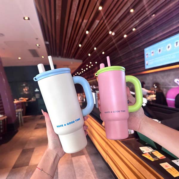 แก้วสแตนเลสเก็บอุณหภูมิ สไตล์ชาโคแล็บ 710 ml. - Image 3