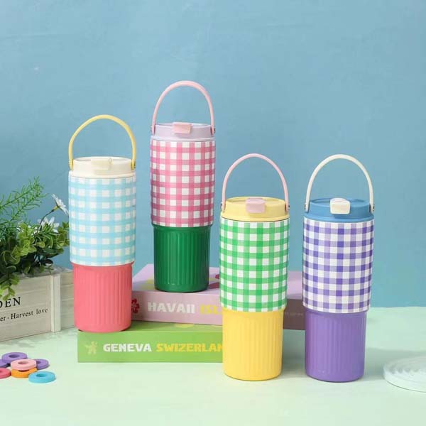 แก้วน้ำเก็บความเย็นมีลายน่ารัก