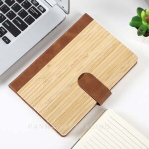 wooden cover notebook a5