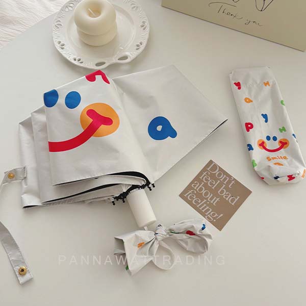 ร่มพับผ้าพิมพ์ลายกัน UV 3 ตอน - Image 5